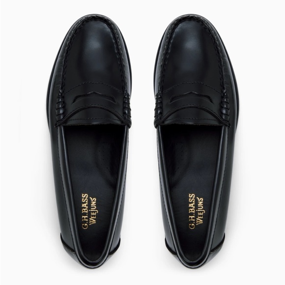G.H. Bass & Co. Shoes - G.H. Bass & Co. Black Leather Loafers
